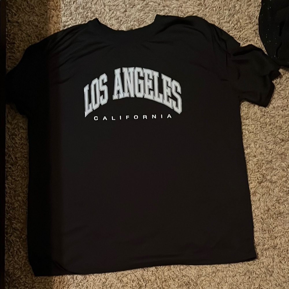 black LA shirt